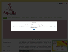 Tablet Screenshot of hotelaquilia.com